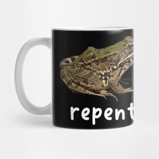 Repent Frog Unisex T-Shirt Y2K Funny Meme Shirt / Ironic Shirt / Weirdcore Clothing Mug